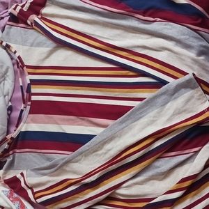 Stripped long Sleeve multi colored shirt